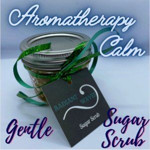 Aromatherapy calm gentle sugar scrub